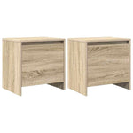 2 db sonoma tölgy éjjeliszekrény 45x34x44,5 cm 2