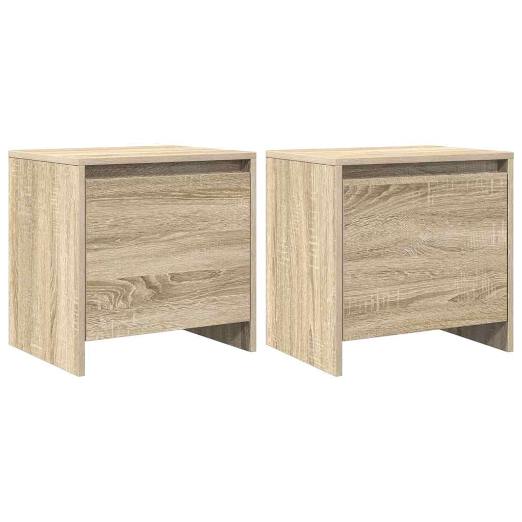 2 db sonoma tölgy éjjeliszekrény 45x34x44,5 cm 2