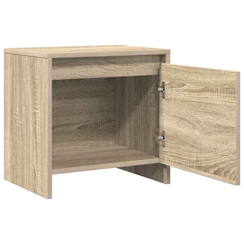 2 db sonoma tölgy éjjeliszekrény 45x34x44,5 cm 6