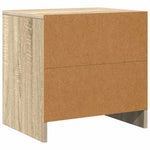 2 db sonoma tölgy éjjeliszekrény 45x34x44,5 cm 9
