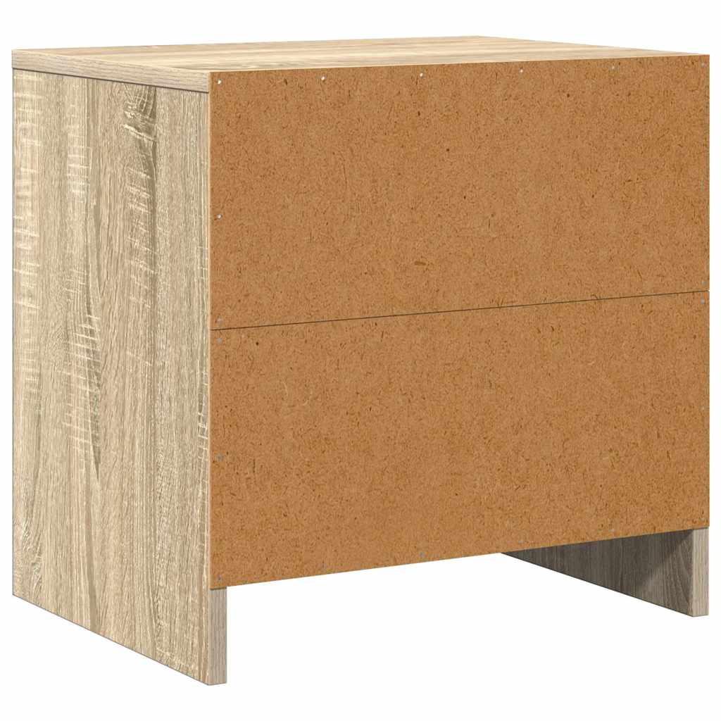 2 db sonoma tölgy éjjeliszekrény 45x34x44,5 cm 9