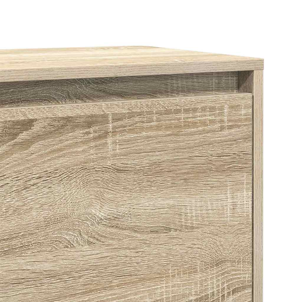 2 db sonoma tölgy éjjeliszekrény 45x34x44,5 cm 11