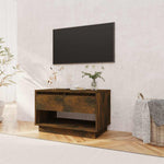 Füstös tölgy színű szerelt fa TV-szekrény 70x41x44 cm 3