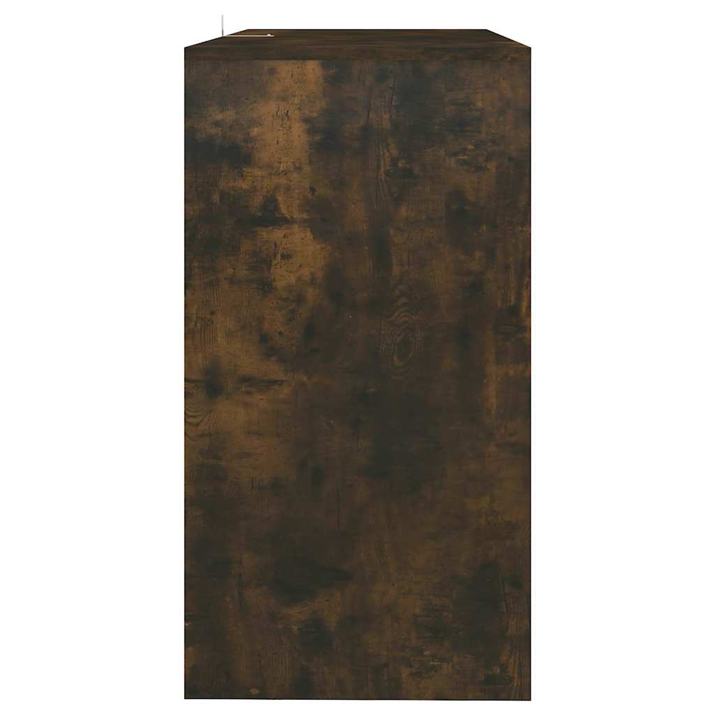 Füstös tölgy színű szerelt fa dohányzóasztal 89x41x76,5 cm 6