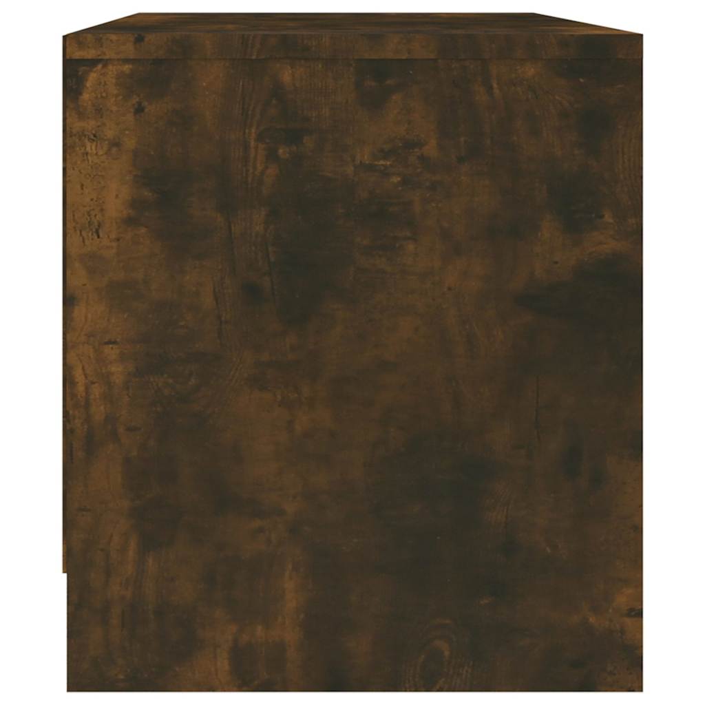 Füstös tölgy színű szerelt fa TV-szekrény 90x35x40 cm 6