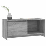 Szürke sonoma színű szerelt fa TV-szekrény 90x35x40 cm 4