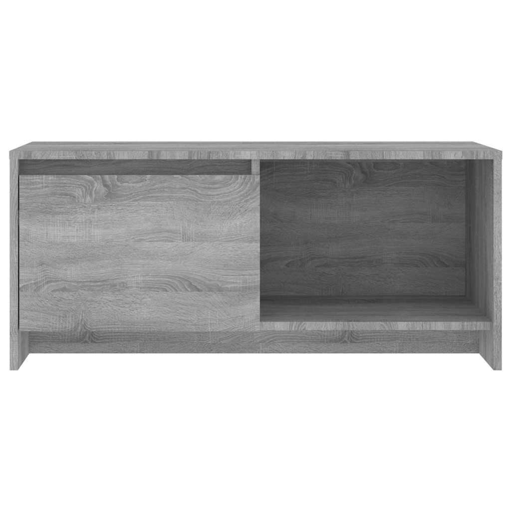 Szürke sonoma színű szerelt fa TV-szekrény 90x35x40 cm 5