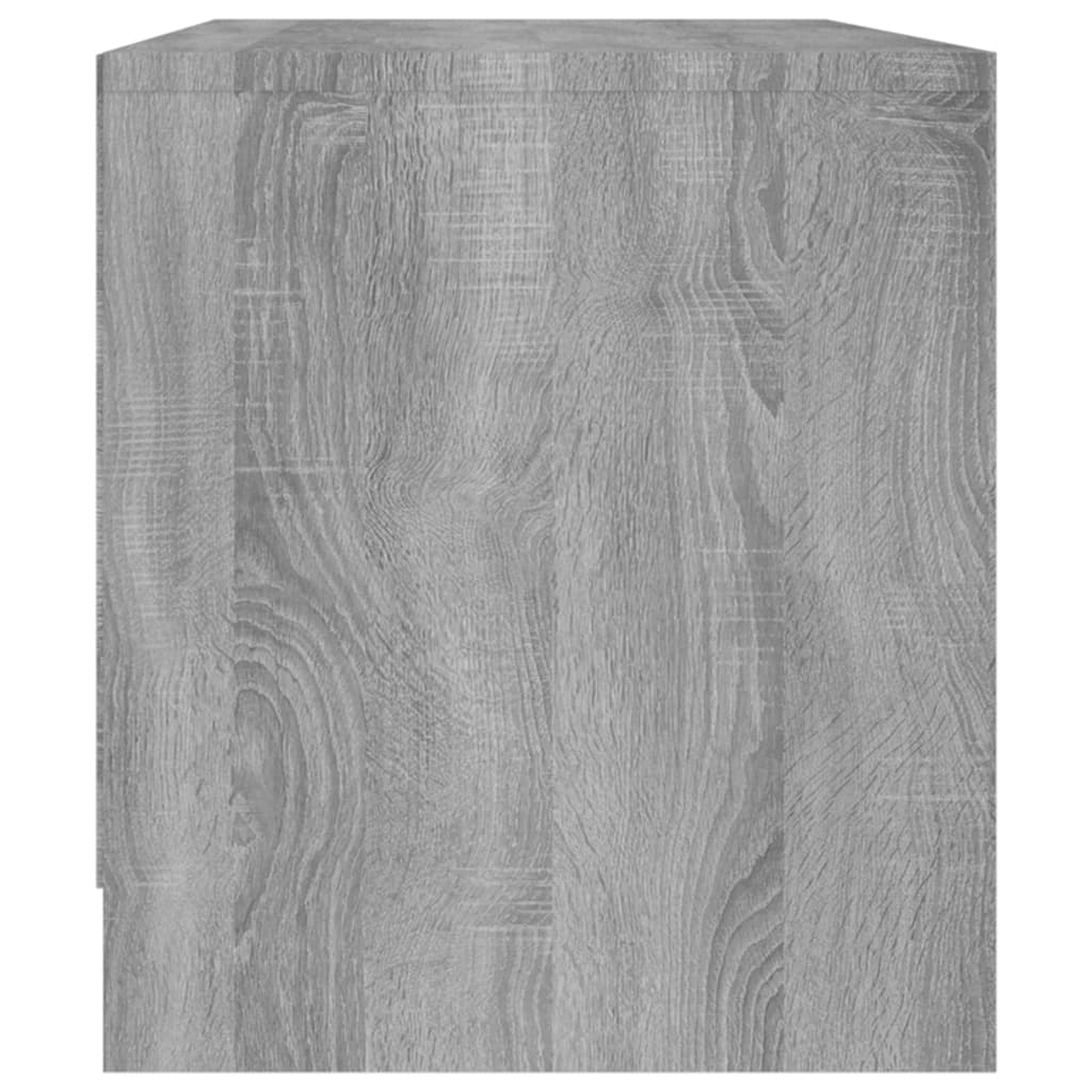 Szürke sonoma színű szerelt fa TV-szekrény 90x35x40 cm 6