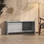 Szürke sonoma színű szerelt fa TV-szekrény 90x35x40 cm
