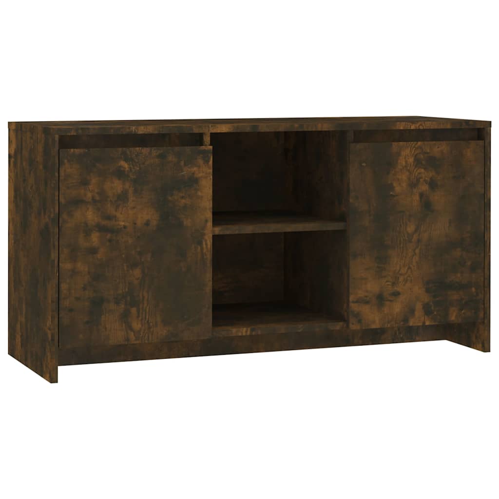 Füstös tölgy színű szerelt fa TV-szekrény 102x37,5x52,5 cm 2