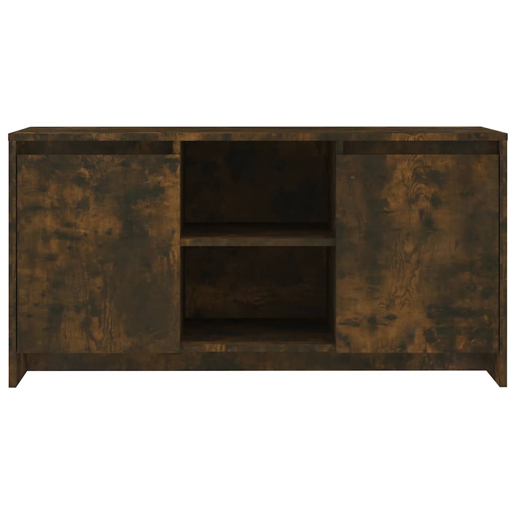 Füstös tölgy színű szerelt fa TV-szekrény 102x37,5x52,5 cm 3