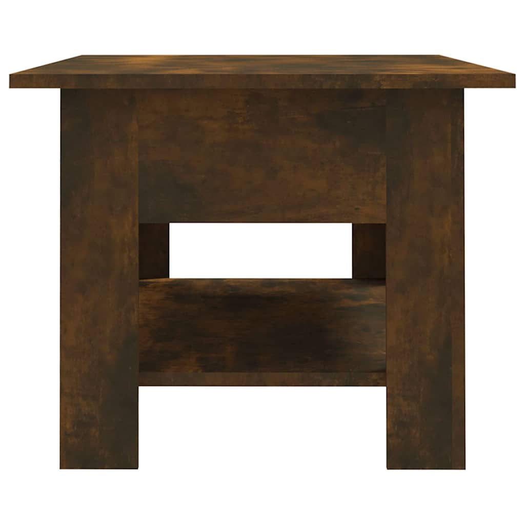 Füstös tölgy színű szerelt fa dohányzóasztal 102 x 55 x 42 cm 5