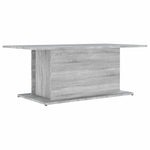 Szürke sonoma szerelt fa dohányzóasztal 102x55,5x40 cm 2
