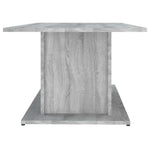 Szürke sonoma szerelt fa dohányzóasztal 102x55,5x40 cm 5