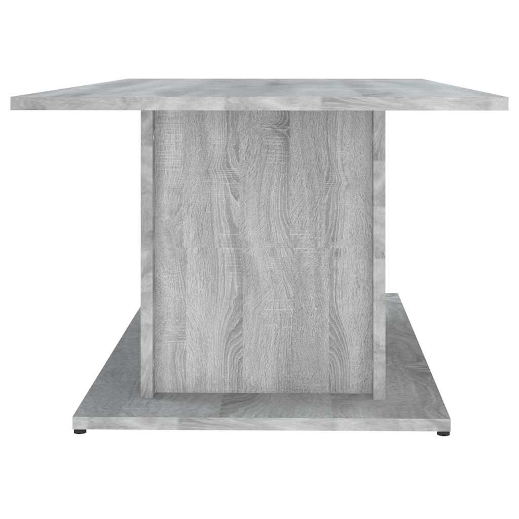 Szürke sonoma szerelt fa dohányzóasztal 102x55,5x40 cm 5