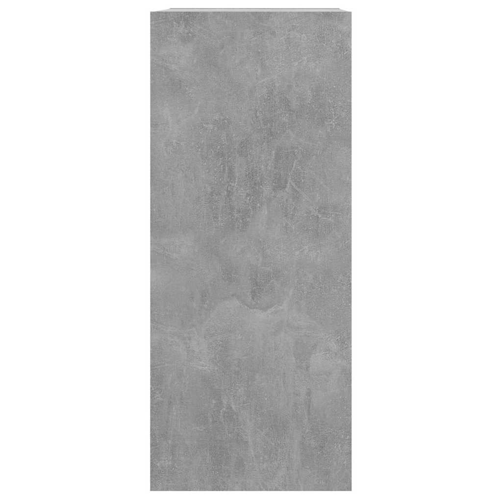 Betonszürke könyvszekrény/térelválasztó 40 x 30 x 72 cm 4