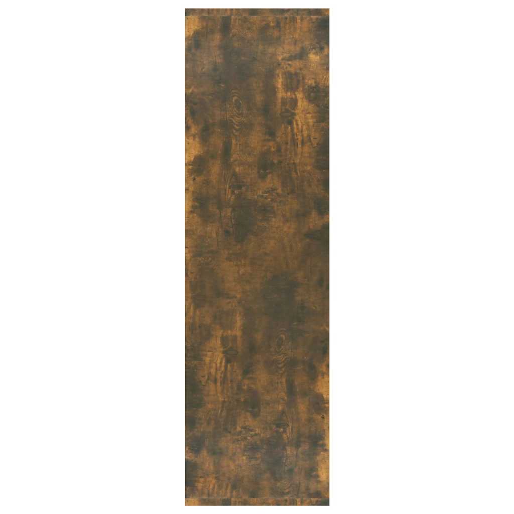 Füstös tölgy színű fa könyvszekrény/térelválasztó 60x30x103 cm 6