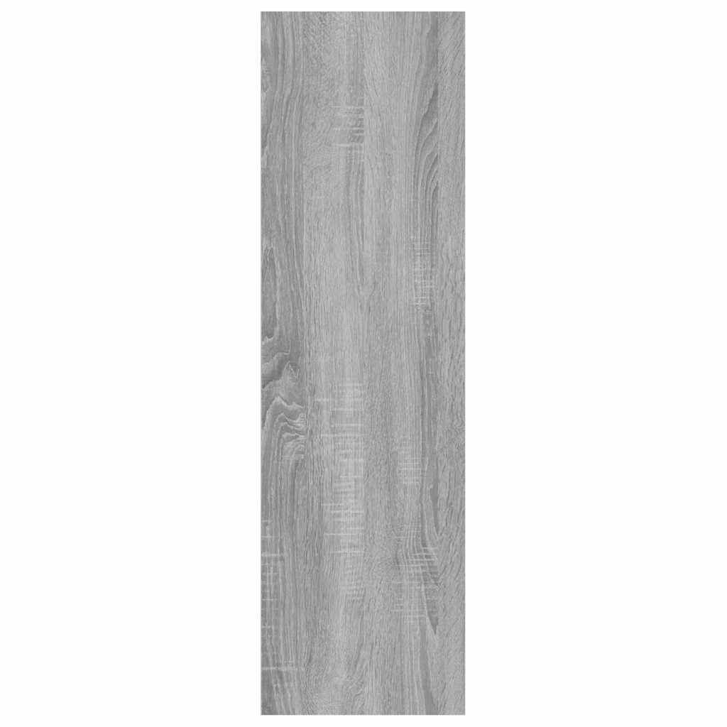 Szürke sonoma színű könyvszekrény/térelválasztó 100x30x103 cm 4