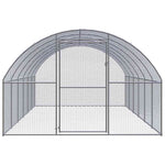 Kültéri horganyzott acél tyúkól 3 x 6 x 2 m 2