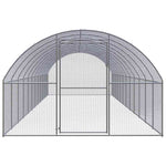 Kültéri horganyzott acél tyúkól 3 x12 x 2 m 2