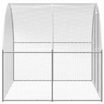 Kültéri horganyzott acél tyúkól 3 x12 x 2 m 6