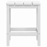 Fehér HDPE kerti adirondack székek asztallal 6