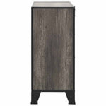 2 db szürke fém és MDF tárolószekrény 72 x 36 x 82 cm 5
