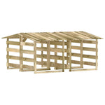 4 db impregnált fenyőfa pergola tetővel 100 x 90 x 100 cm 2