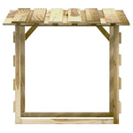 4 db impregnált fenyőfa pergola tetővel 100 x 90 x 100 cm 6