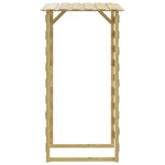 3 db impregnált fenyőfa pergola tetővel 100 x 90 x 200 cm 4