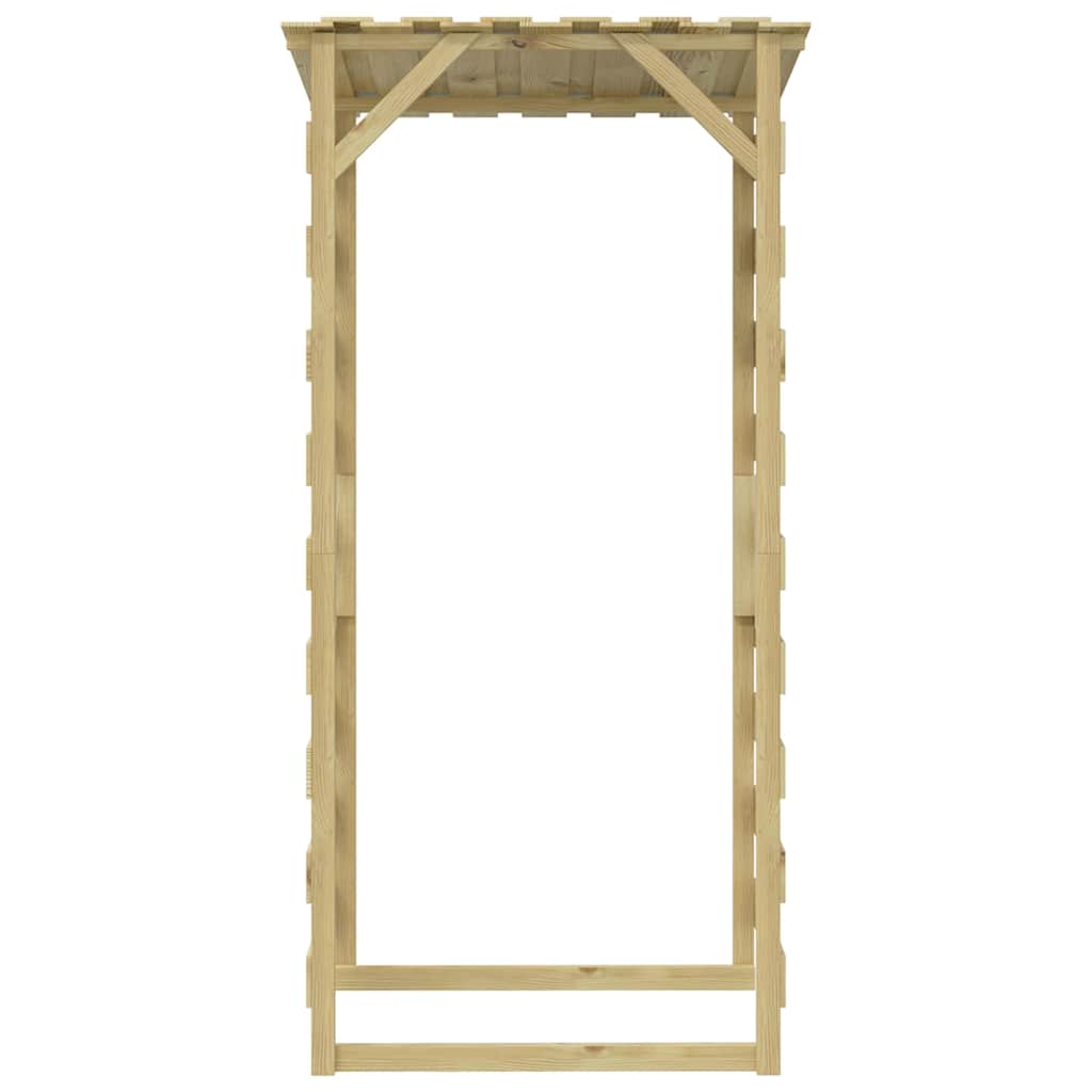 3 db impregnált fenyőfa pergola tetővel 100 x 90 x 200 cm 6