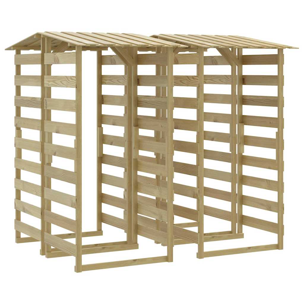 4 db impregnált fenyőfa pergola tetővel 100 x 90 x 200 cm 2