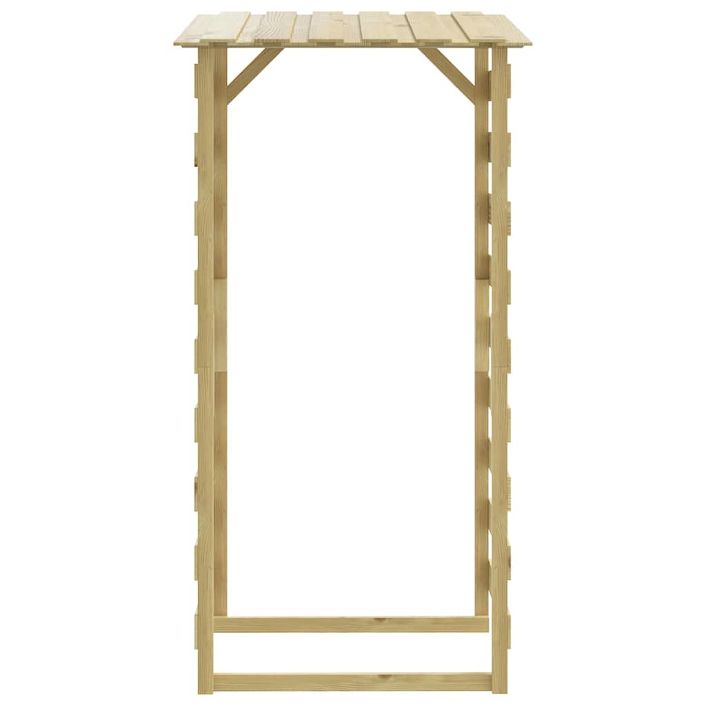 4 db impregnált fenyőfa pergola tetővel 100 x 90 x 200 cm 4