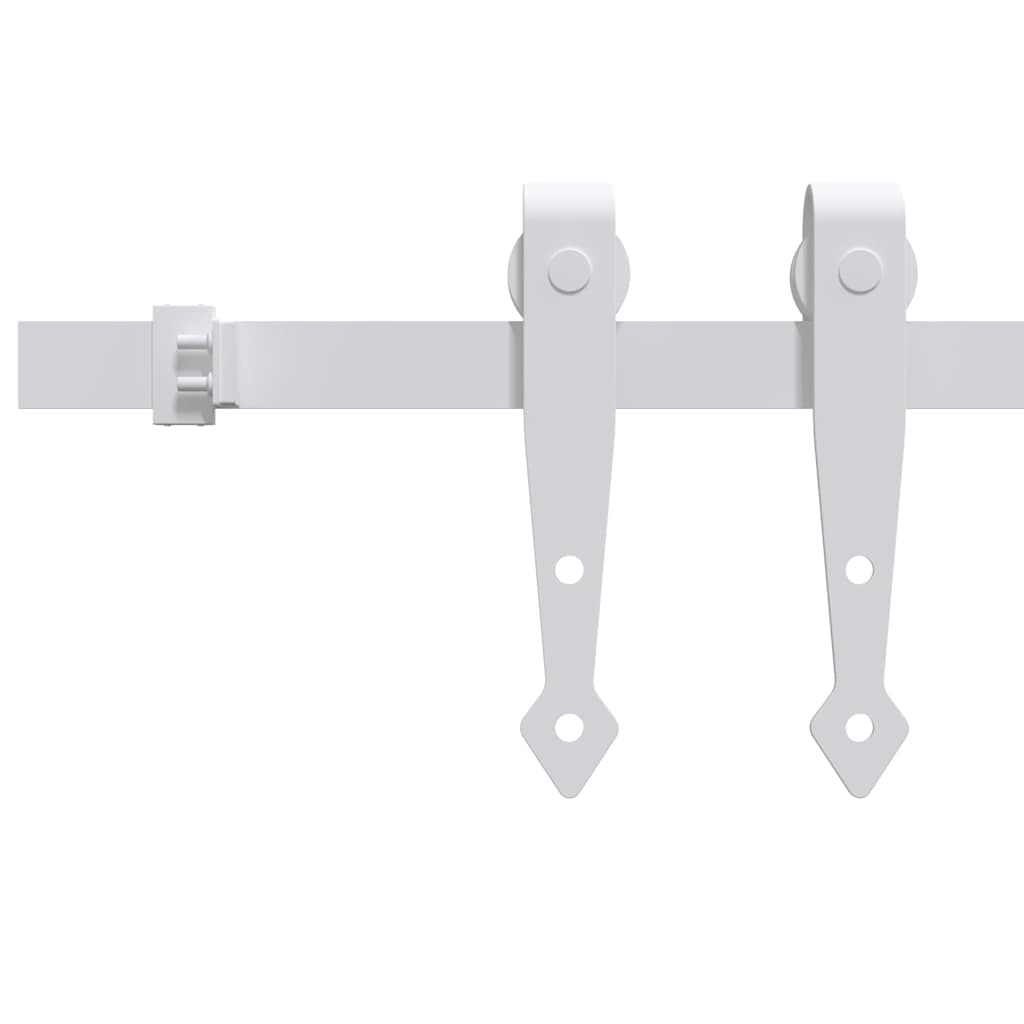 Fehér szénacél mini tolóajtós szekrény szerelék szett 152 cm 3