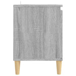 Szürke sonoma színű TV-szekrény tömör falábakkal 103,5x35x50 cm 5