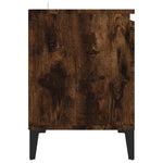 Füstös tölgy színű TV-szekrény fémlábakkal 103,5 x 35 x 50 cm 6