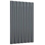 12 db antracitszürke horganyzott acél tetőpanel 60x36 cm 3