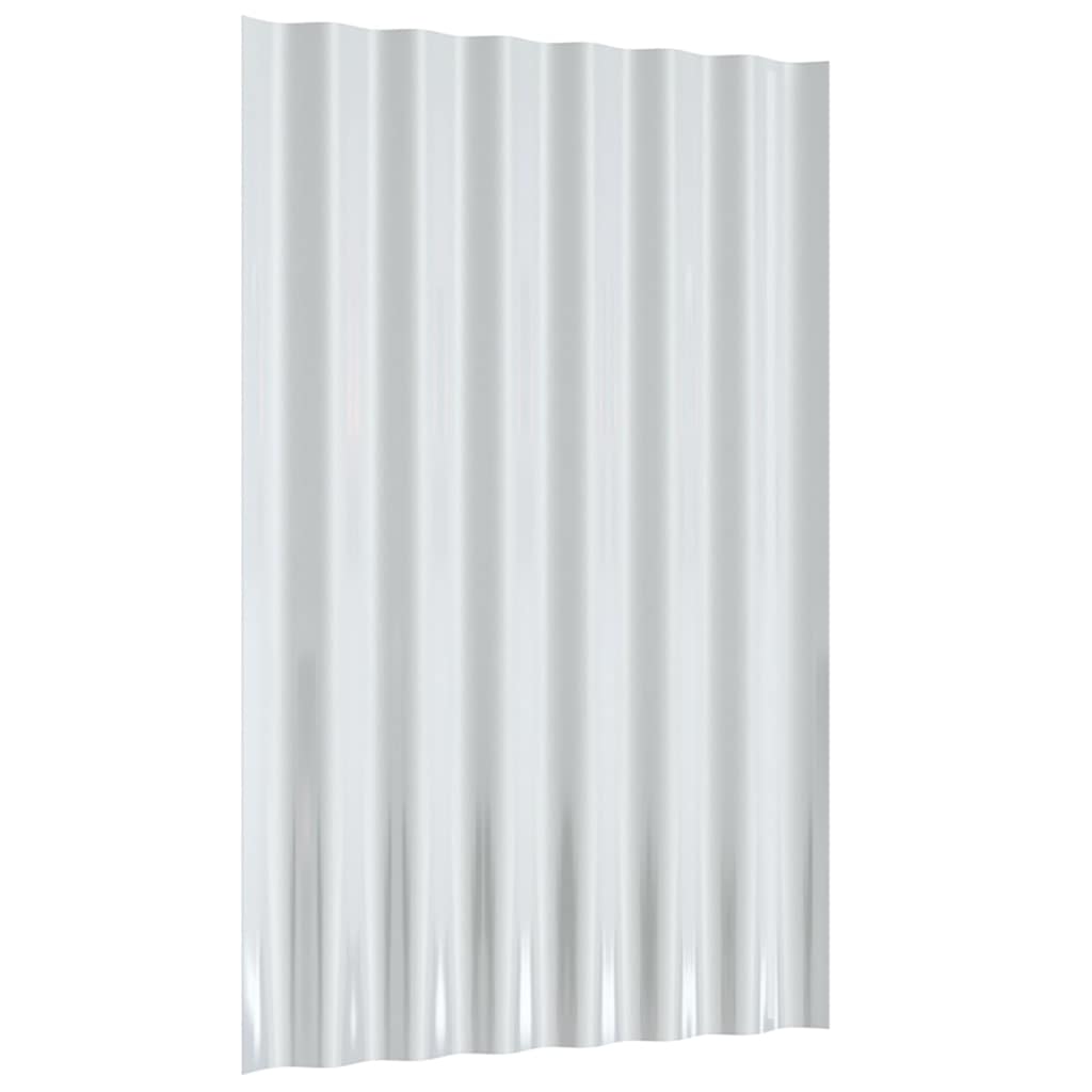12 db antracitszürke horganyzott acél tetőpanel 60x36 cm 5