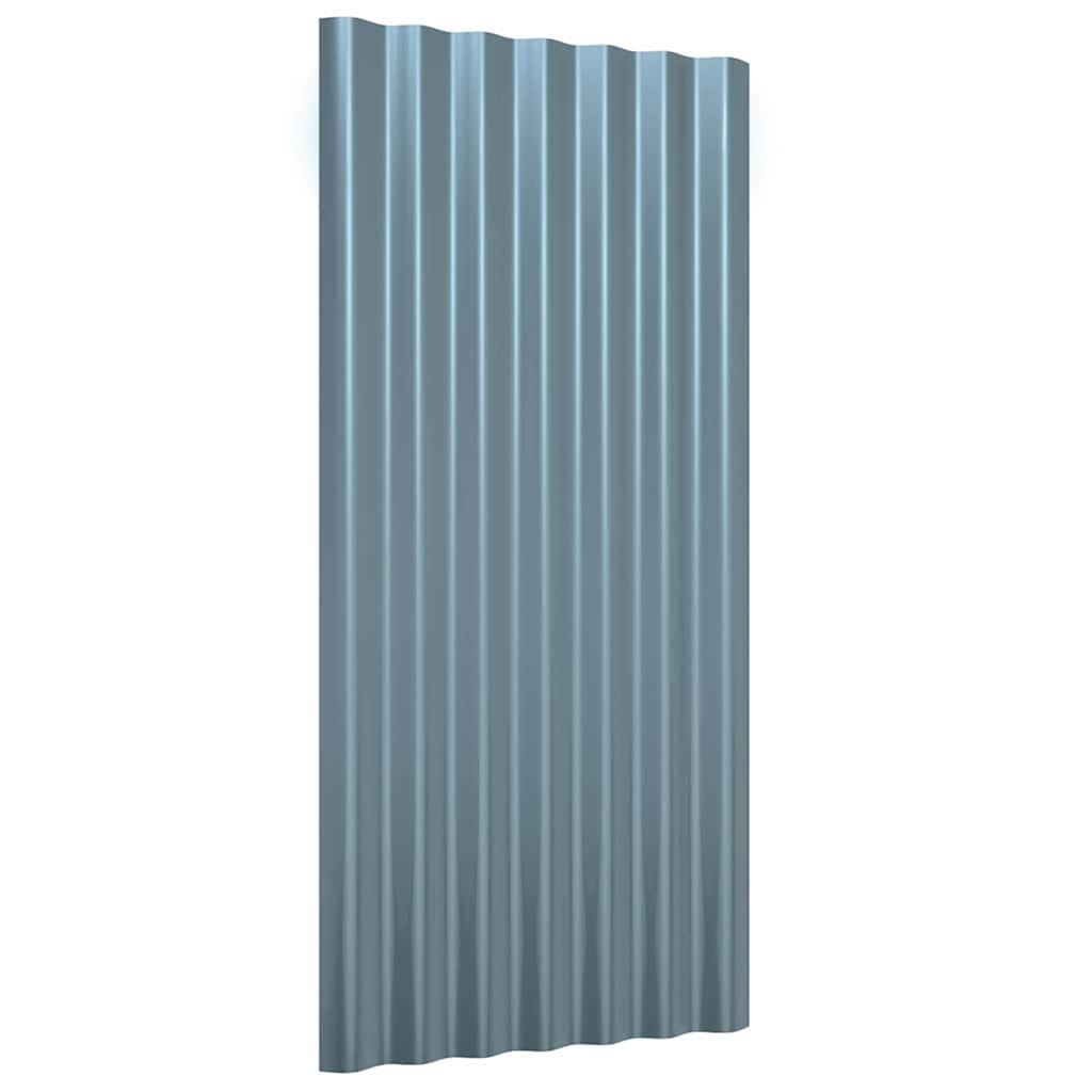 36 db szürke horganyzott acél tetőpanel 80x36 cm 3