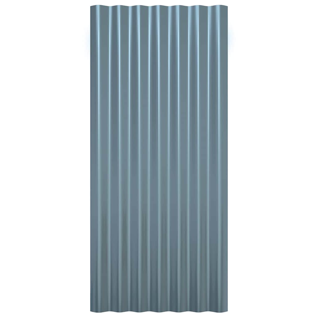 36 db szürke horganyzott acél tetőpanel 80x36 cm 4