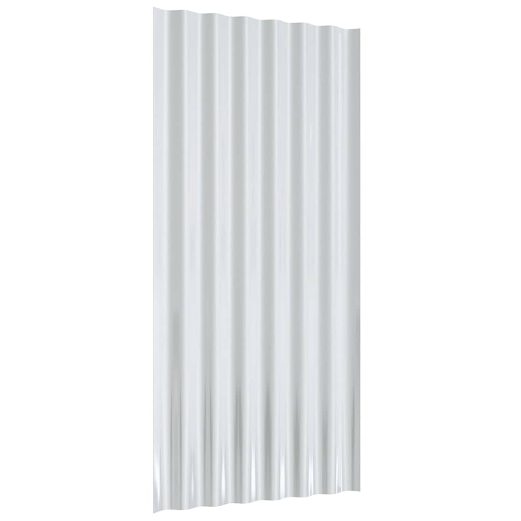 36 db szürke horganyzott acél tetőpanel 80x36 cm 5