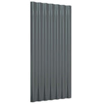36 db antracitszürke horganyzott acél tetőpanel 80x36 cm 3