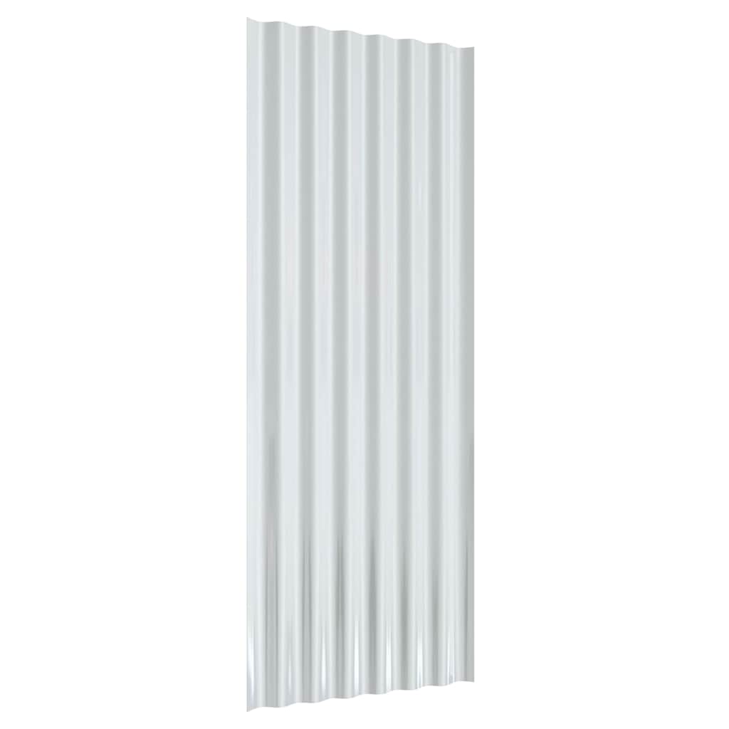 12 db antracitszürke horganyzott acél tetőpanel 100 x 36 cm 5