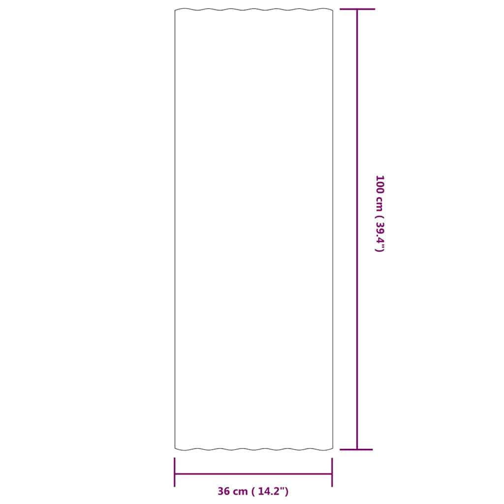 12 db antracitszürke horganyzott acél tetőpanel 100 x 36 cm 7