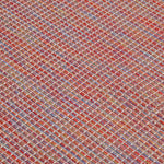 Piros lapos szövésű kültéri szőnyeg 200 x 280 cm 5