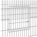 3 paneles horganyzott vas nyúlketrec 325x109x54 cm 6