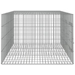 3 paneles horganyzott vas nyúlketrec 163 x 79 x 54 cm 5