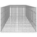 6 paneles horganyzott vas nyúlketrec 327x79x54 cm 5