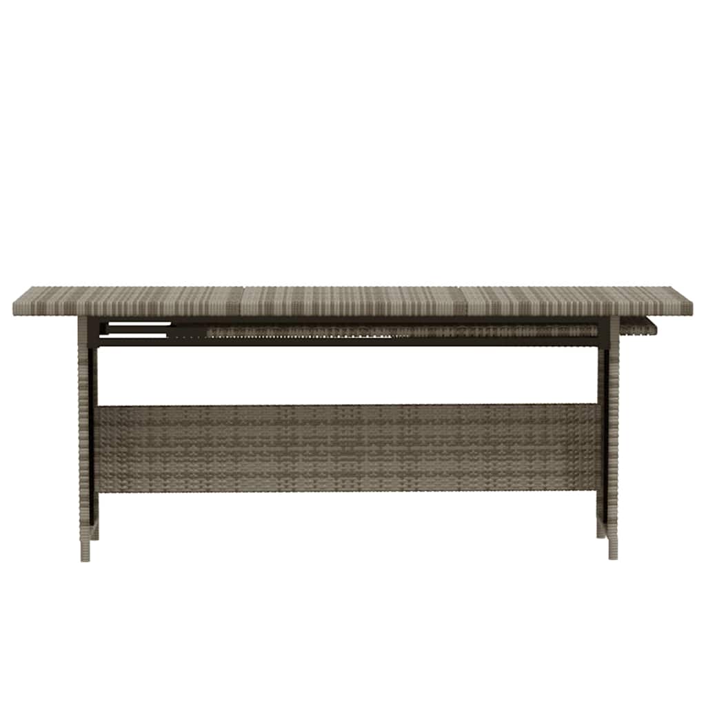 6 részes szürke polyrattan kerti ülőgarnitúra párnákkal 6