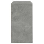 2 db betonszürke forgácslap tálalószekrény 70 x 41 x 75 cm 5